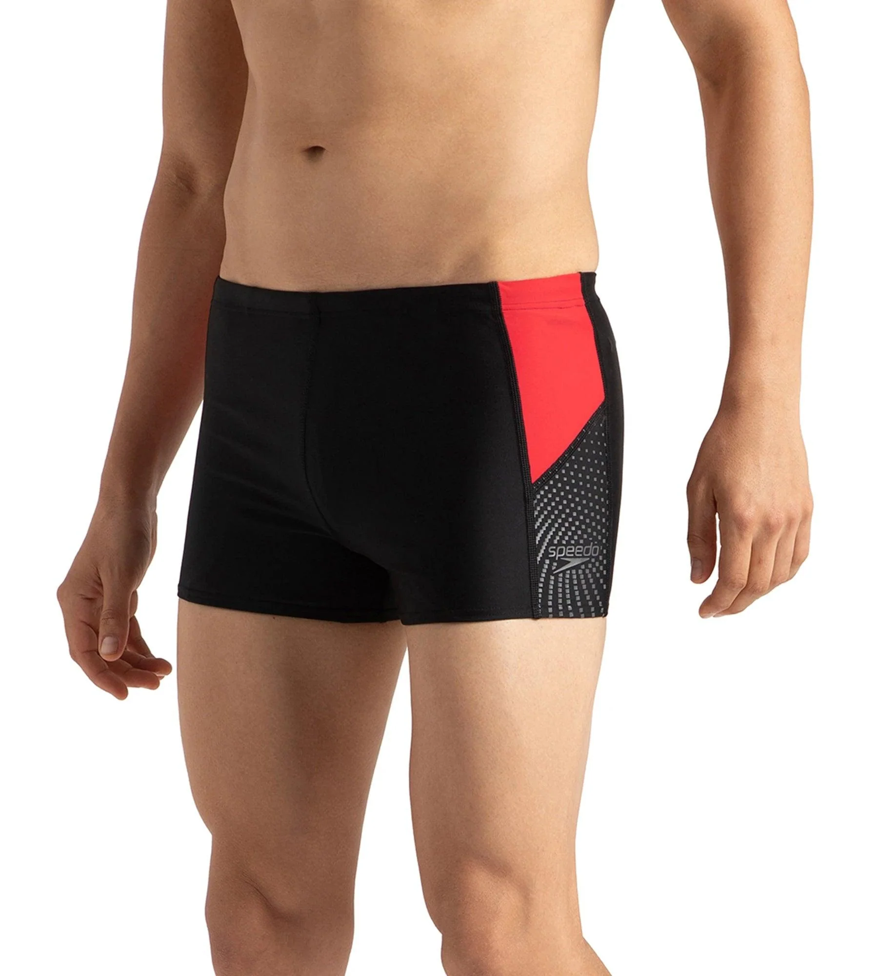 Men's Endurance 10 Dive Aquashort - Black & Fed Red - Image 3