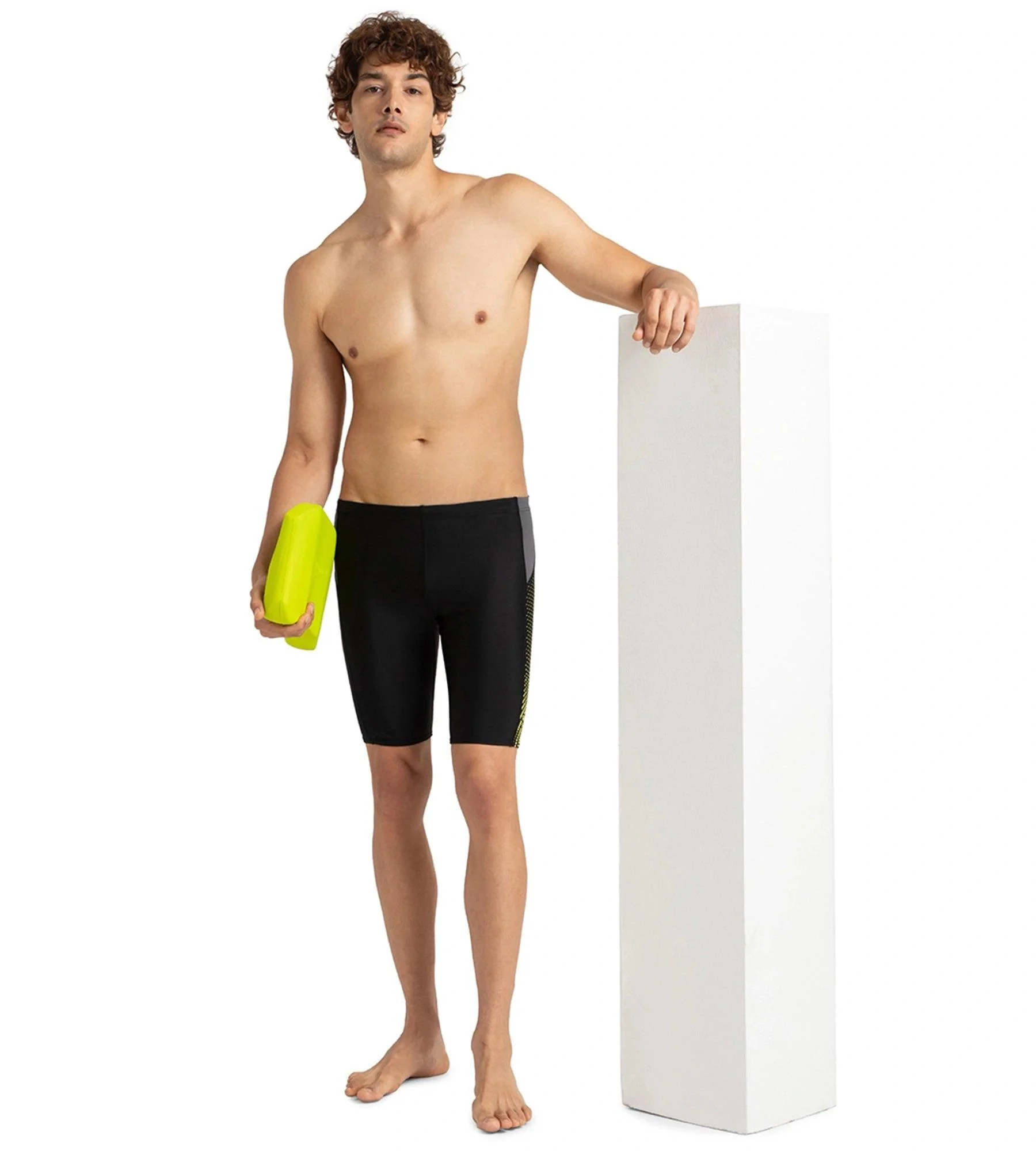 Men's Endurance 10 Dive Jammer - Black & Dove Grey - Image 6