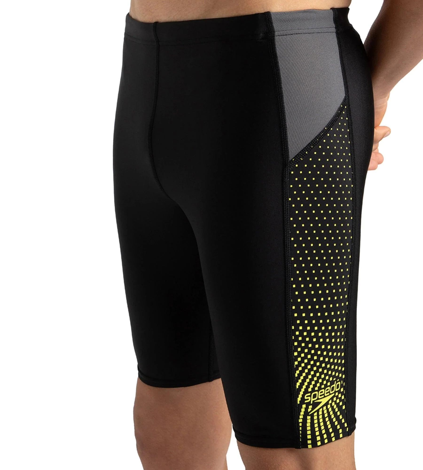 Men's Endurance 10 Dive Jammer - Black & Dove Grey - Image 7