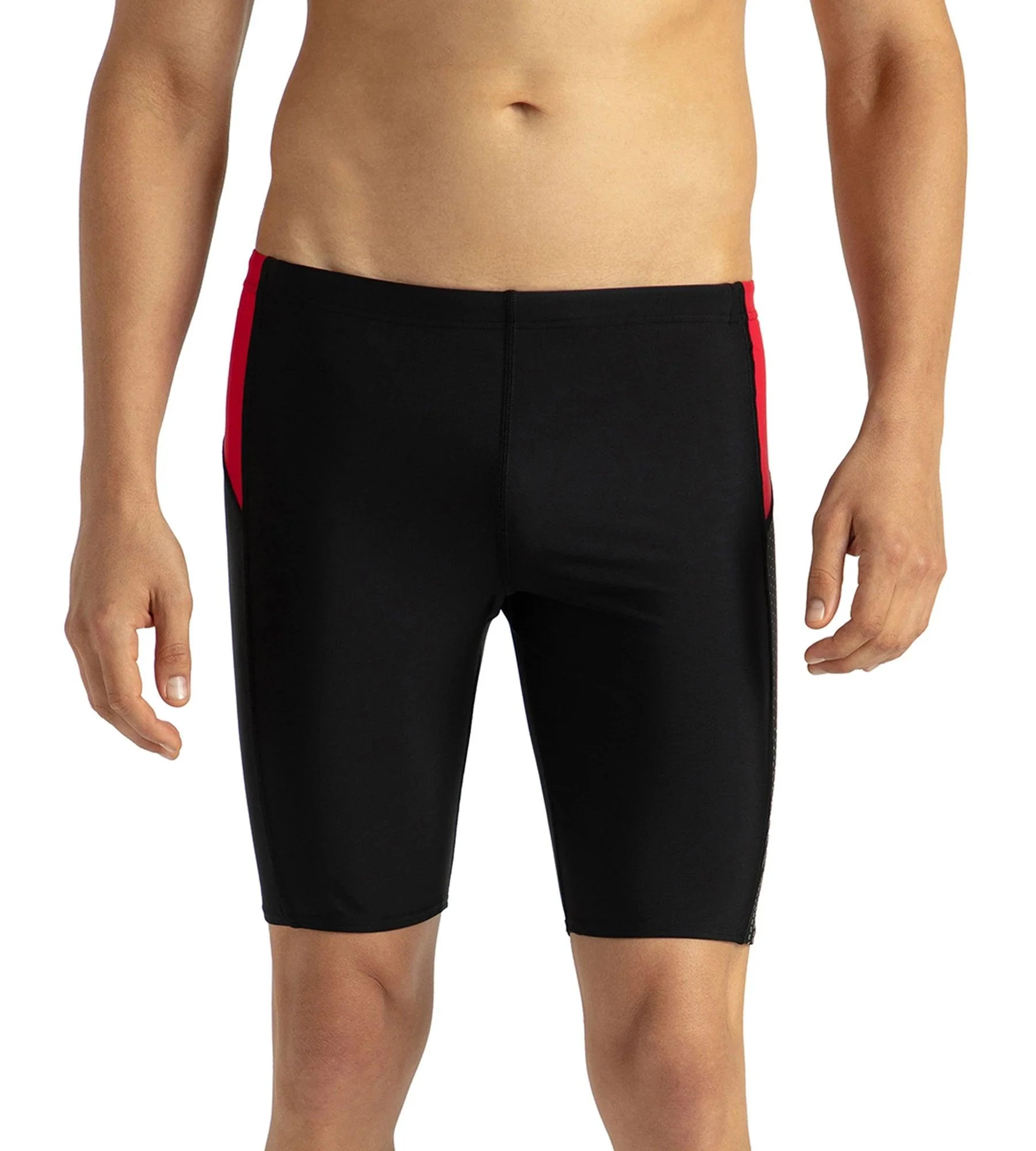 Men's Endurance 10 Dive Jammer - Black & Fed Red - Image 3