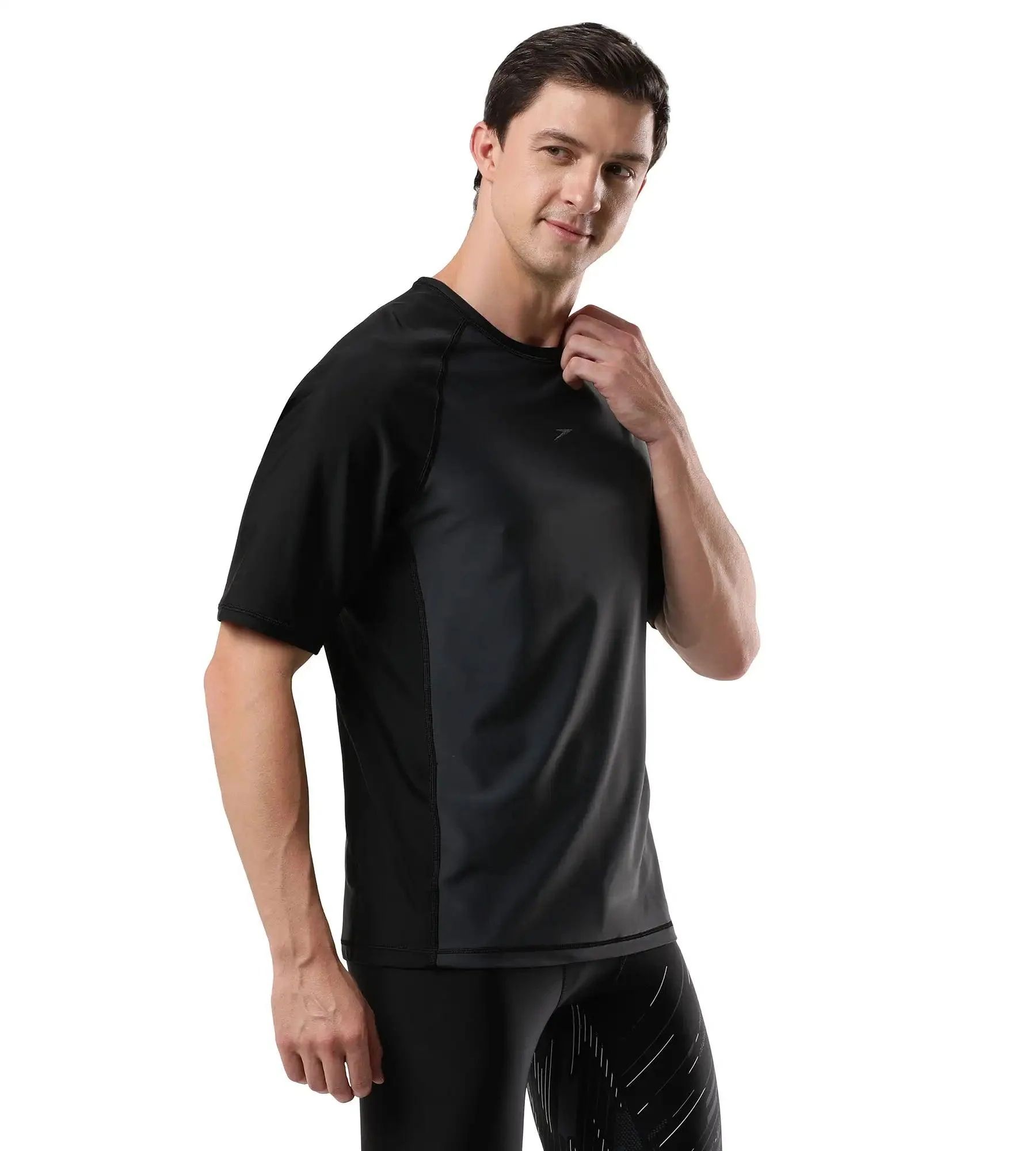 Men's Endurance 10 Short Sleeve Suntop - Oxid Grey & Black - Image 4