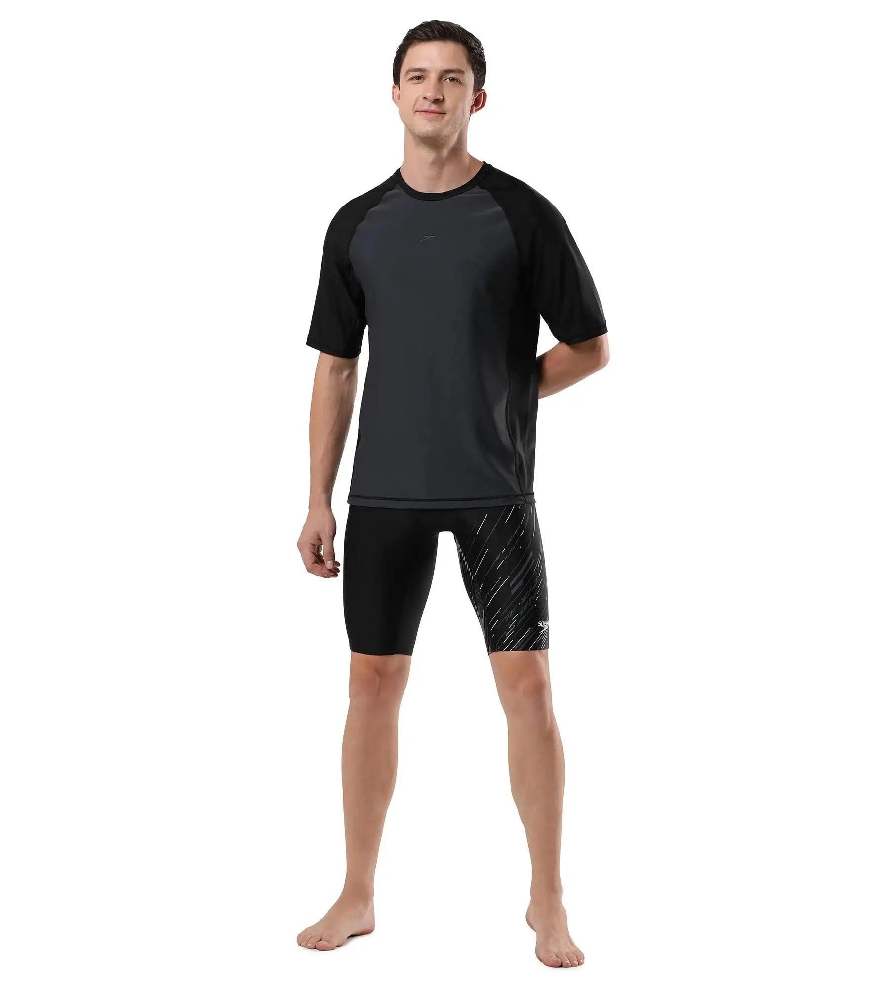 Men's Endurance 10 Short Sleeve Suntop - Oxid Grey & Black - Image 6
