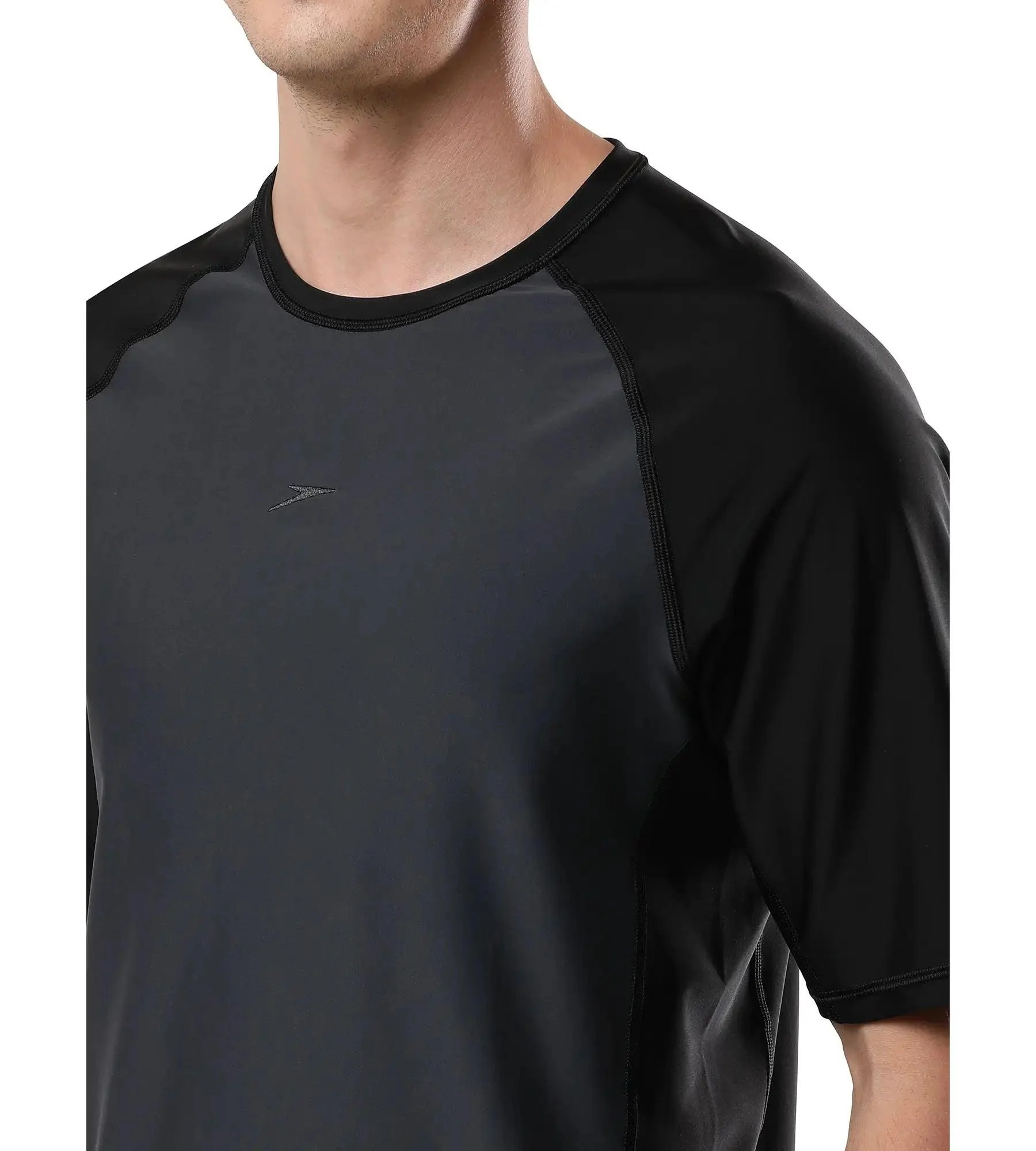 Men's Endurance 10 Short Sleeve Suntop - Oxid Grey & Black - Image 7
