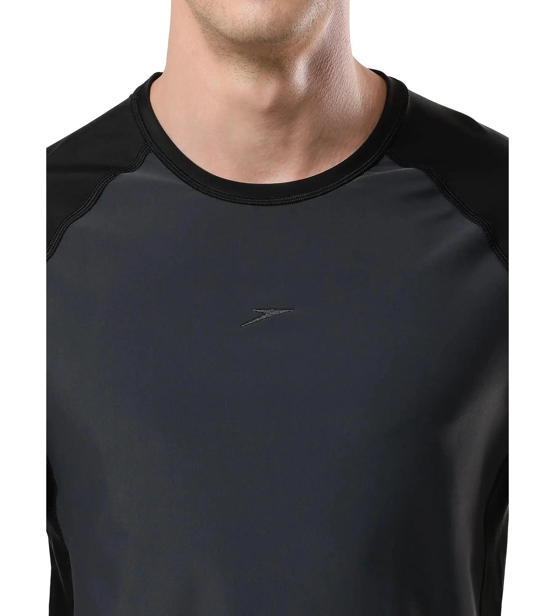 Men's Endurance 10 Short Sleeve Suntop - Oxid Grey & Black - Image 8