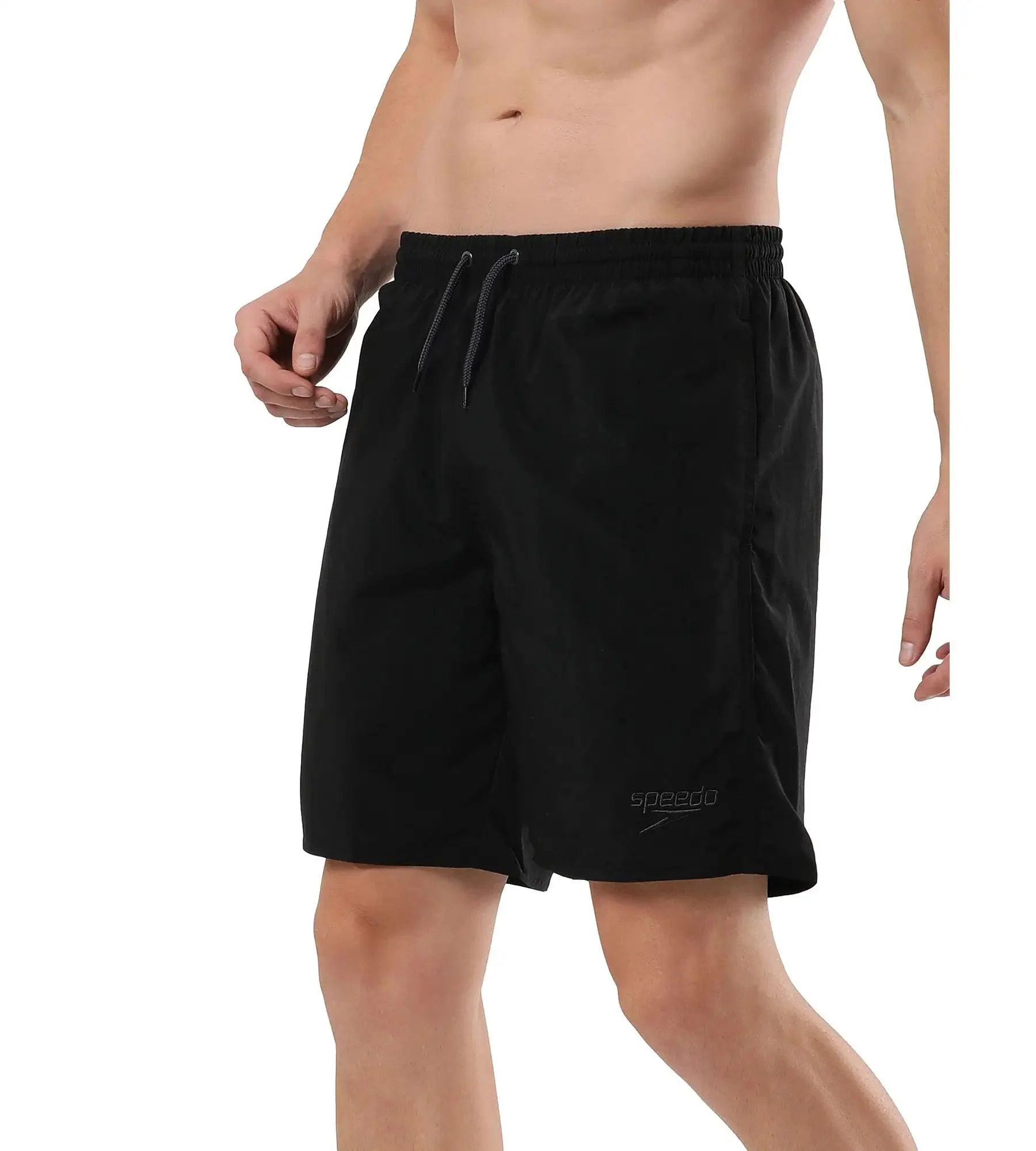 Men's Recycled Nylon Essential Watershorts - Black & Oxid Grey - Image 3