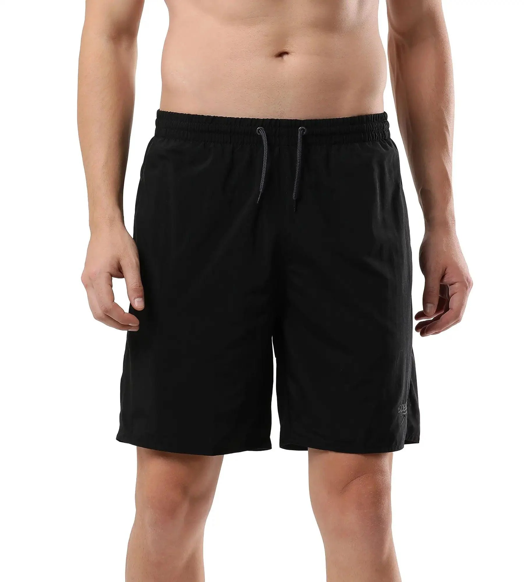 Men's Recycled Nylon Essential Watershorts - Black & Oxid Grey - Image 7