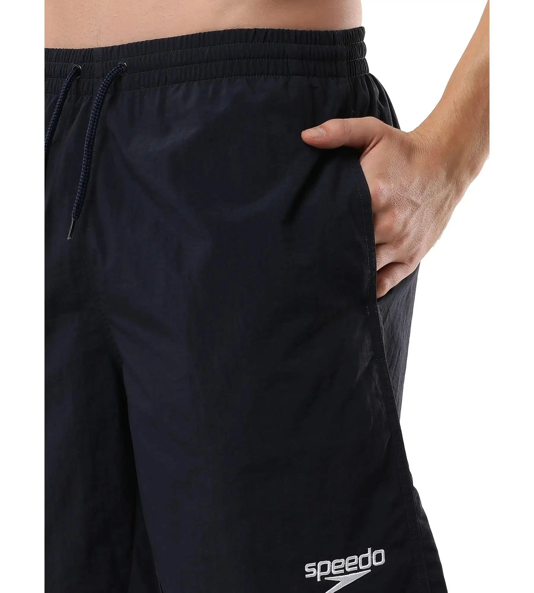 Men's Recycled Nylon Essential Watershorts - True Navy & White - Image 8