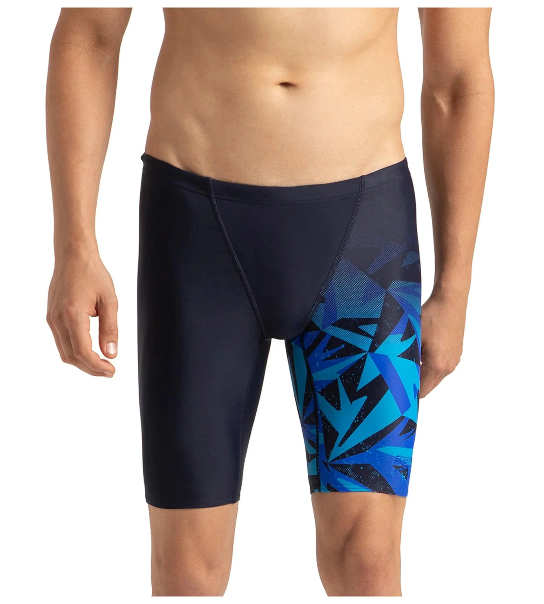 Men's Endurance 10 Hyperboom V Cut Jammer - True Navy & Blue Flame - Image 6