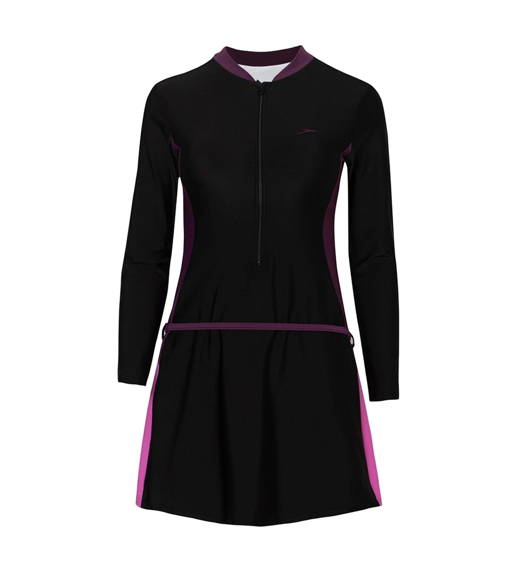 Women's Endurance10 Two Piece Closedback Full Body Suit - Black, Plum Dandy & Neon Violet - Image 7