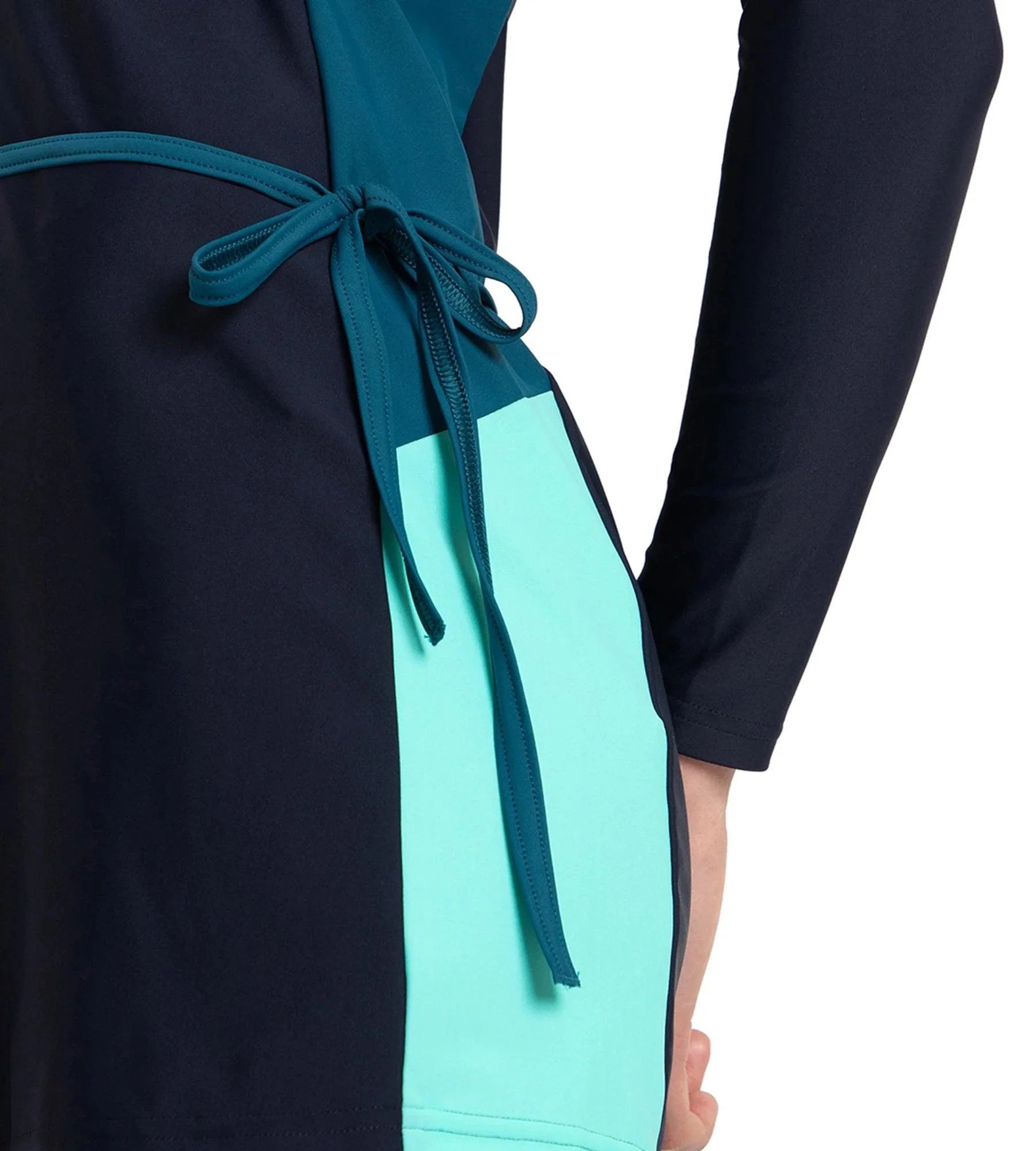 Women's Endurance10 Two Piece Closedback Full Body Suit - True Navy, Dark Teal & Arctic Glass - Image 8