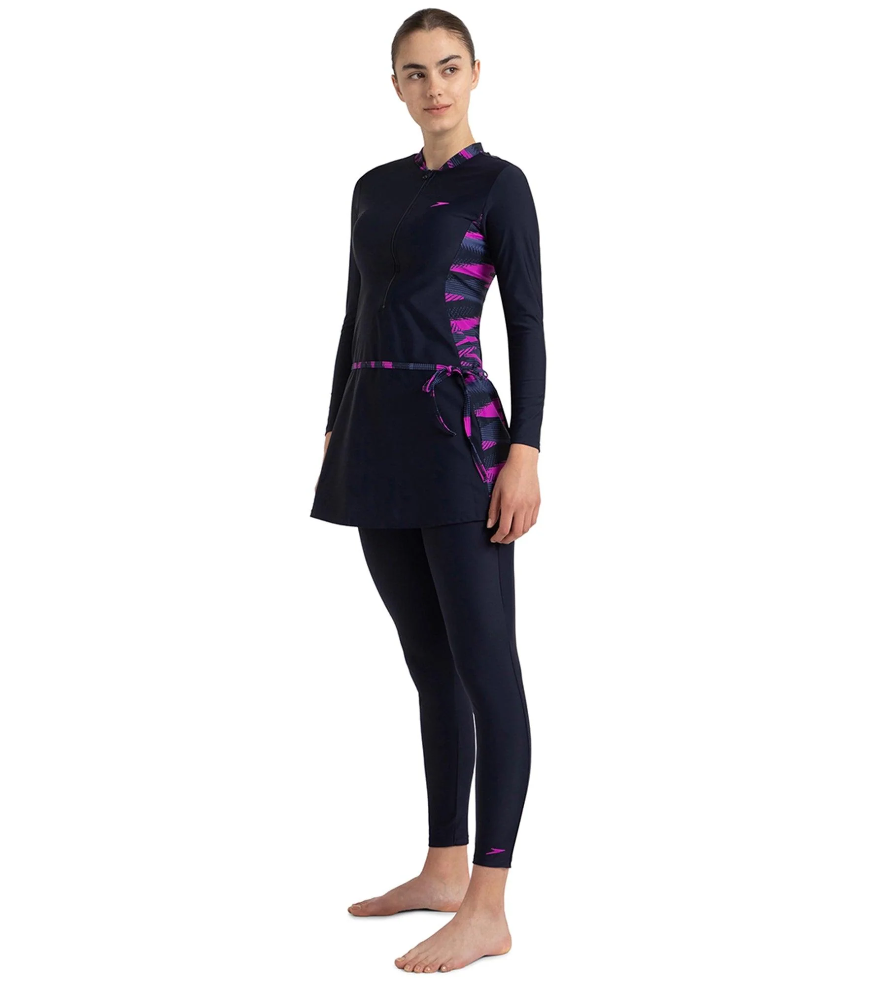 Women's Endurance10 Two Piece Closedback Full Body Suit - True Navy, Hapuna Blue & Diva - Image 3
