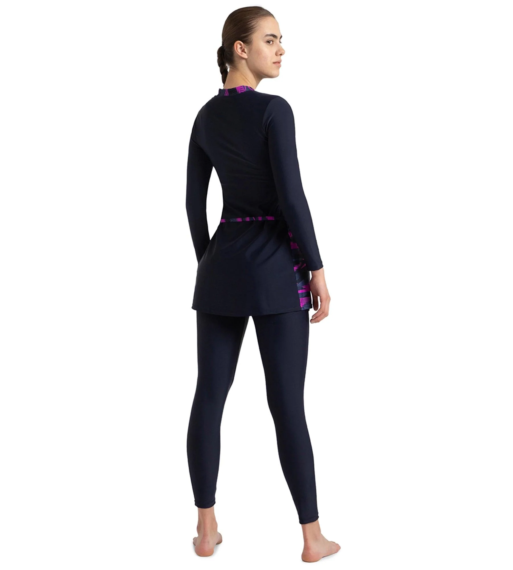 Women's Endurance10 Two Piece Closedback Full Body Suit - True Navy, Hapuna Blue & Diva - Image 5
